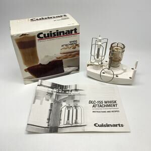 New Cuisinart DLC-055 Whisk Attachment for DLC-10 Series Food Processor Open Box